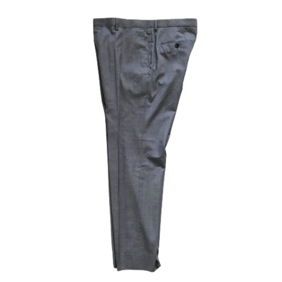 Hugo Boss Genius Pants Slacks Mens 56 IT 40 US Blue Check Slim Fit